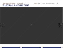 Tablet Screenshot of jordanscholarship.org